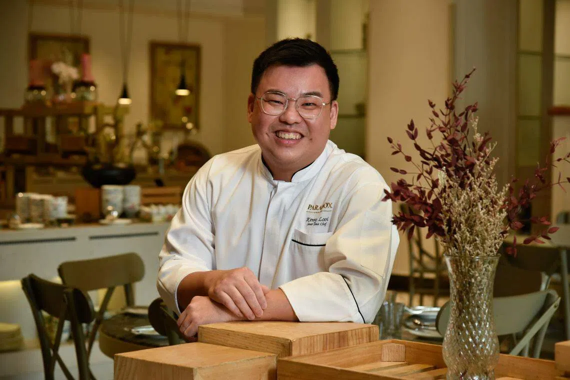 雷远庆相信用心烹调，食客会透过食物感受到。（伍书永摄／特约）