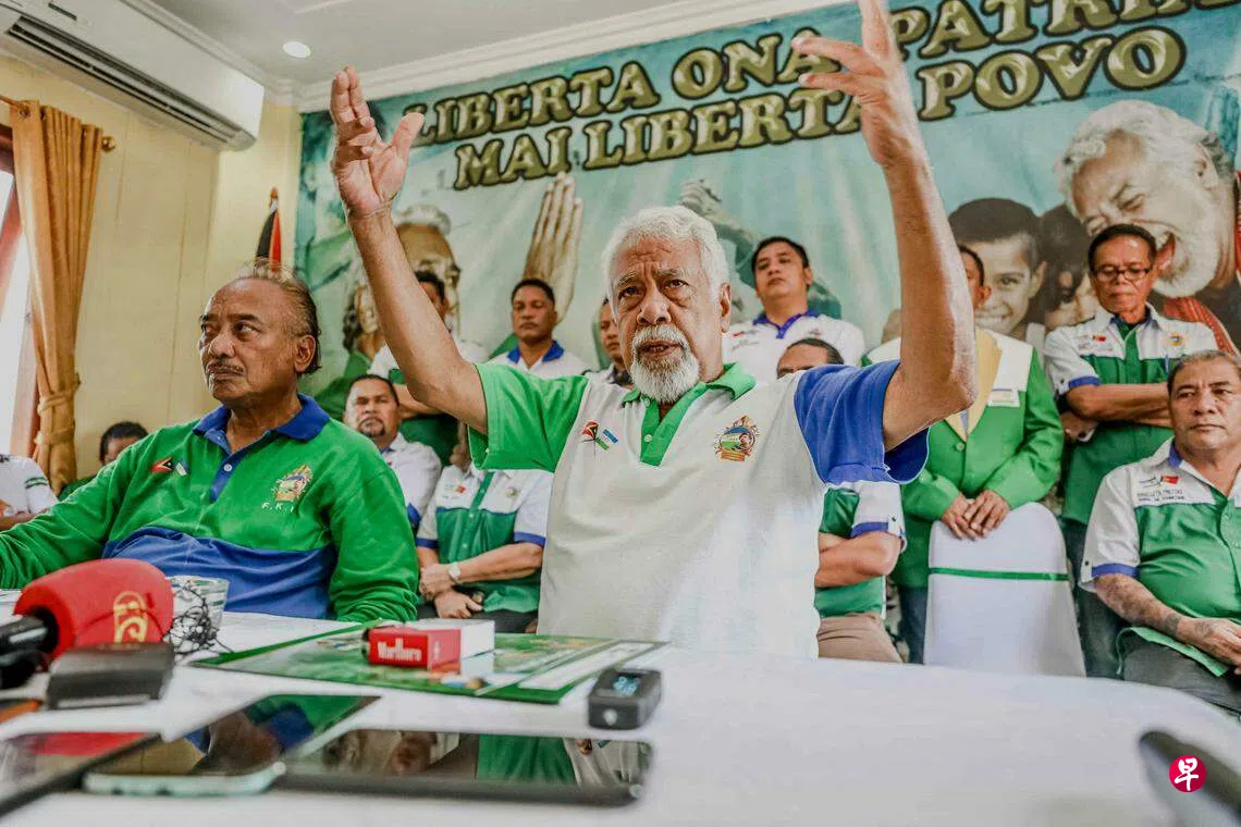 东帝汶大选结果出炉首任总统古斯芒率反对党成赢家| 联合早报