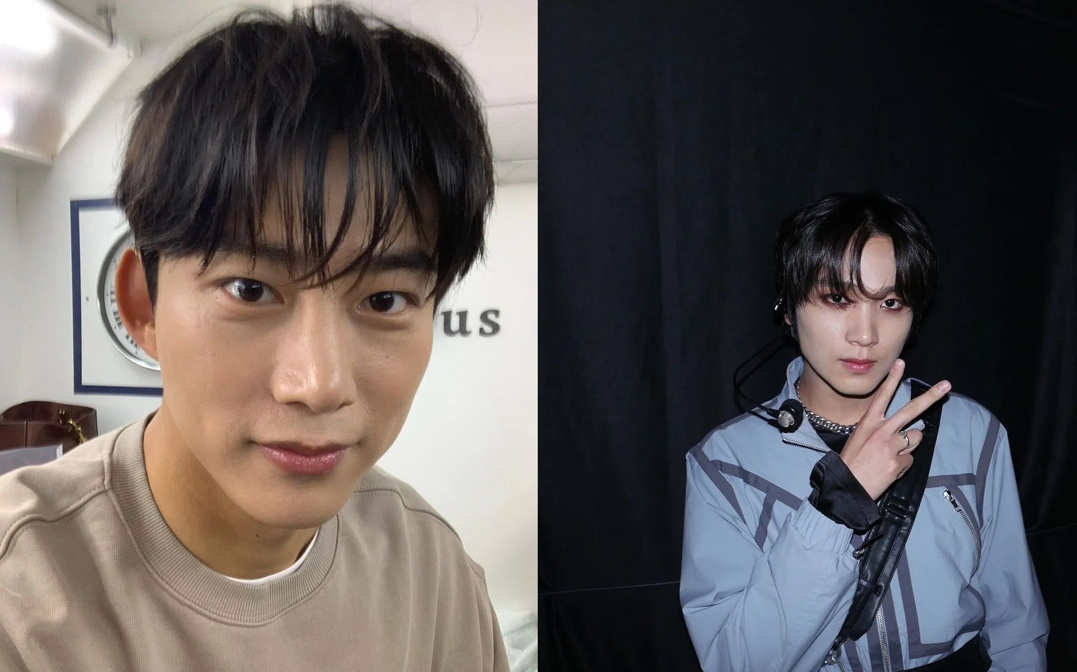 2PM成员玉泽演（左）及NCT成员楷灿。（取自艺人IG）