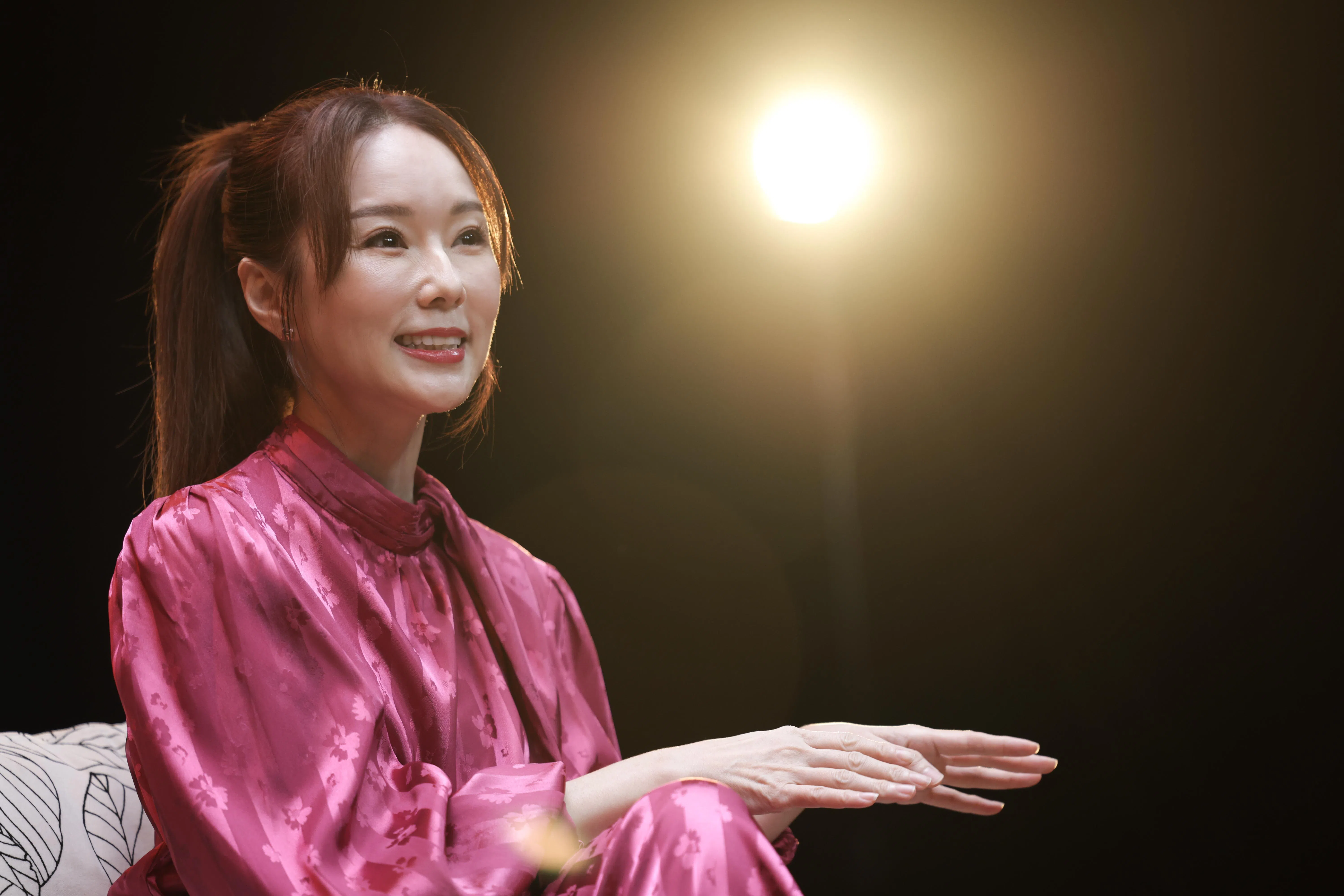 林湘萍希望有机会演一个像《阿信》这样的跨年代角色。（叶振忠摄）