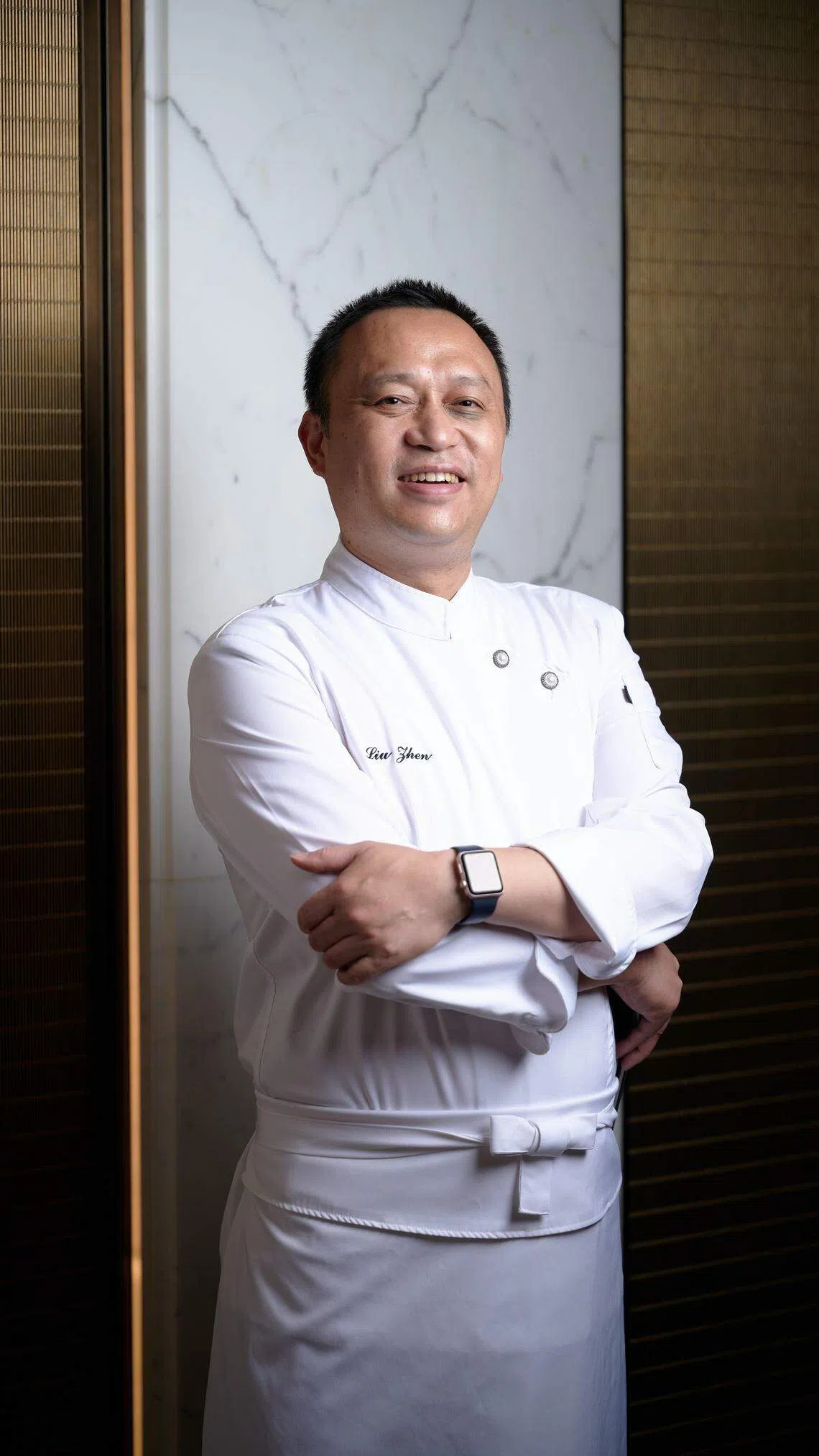 香港甬府餐馆主厨刘震。（餐馆提供）