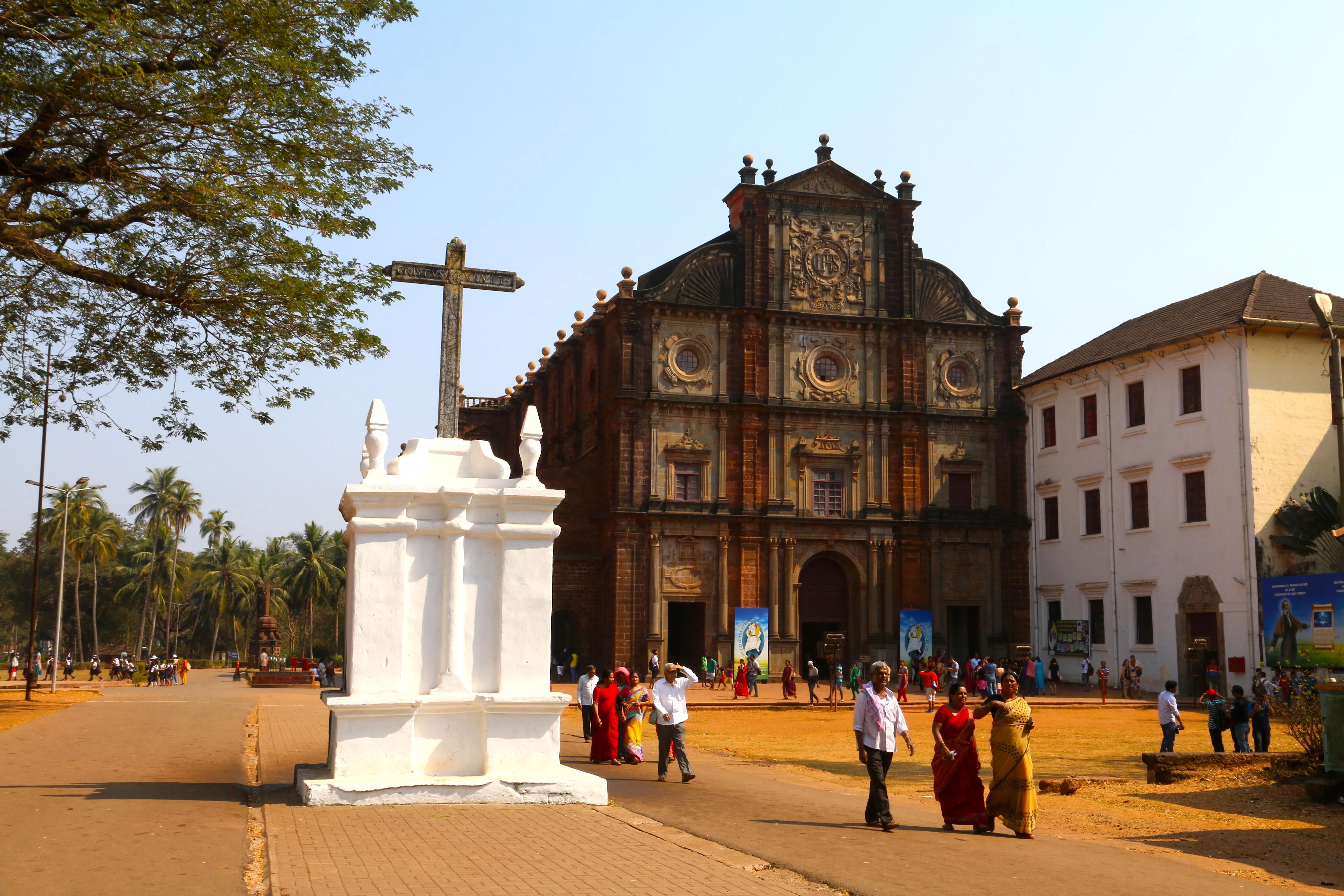 印度果阿历史建筑与市容面貌。（陈威仁摄）