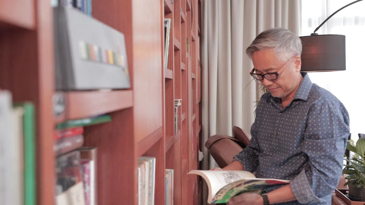 本期嘉宾：新加坡美术馆创馆馆长郭建超（林泽锐摄）