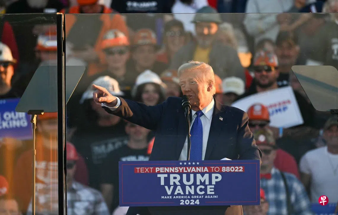 特朗普变本加厉使用粗俗诋毁言论盟友忧摇摆选民反感| 联合早报