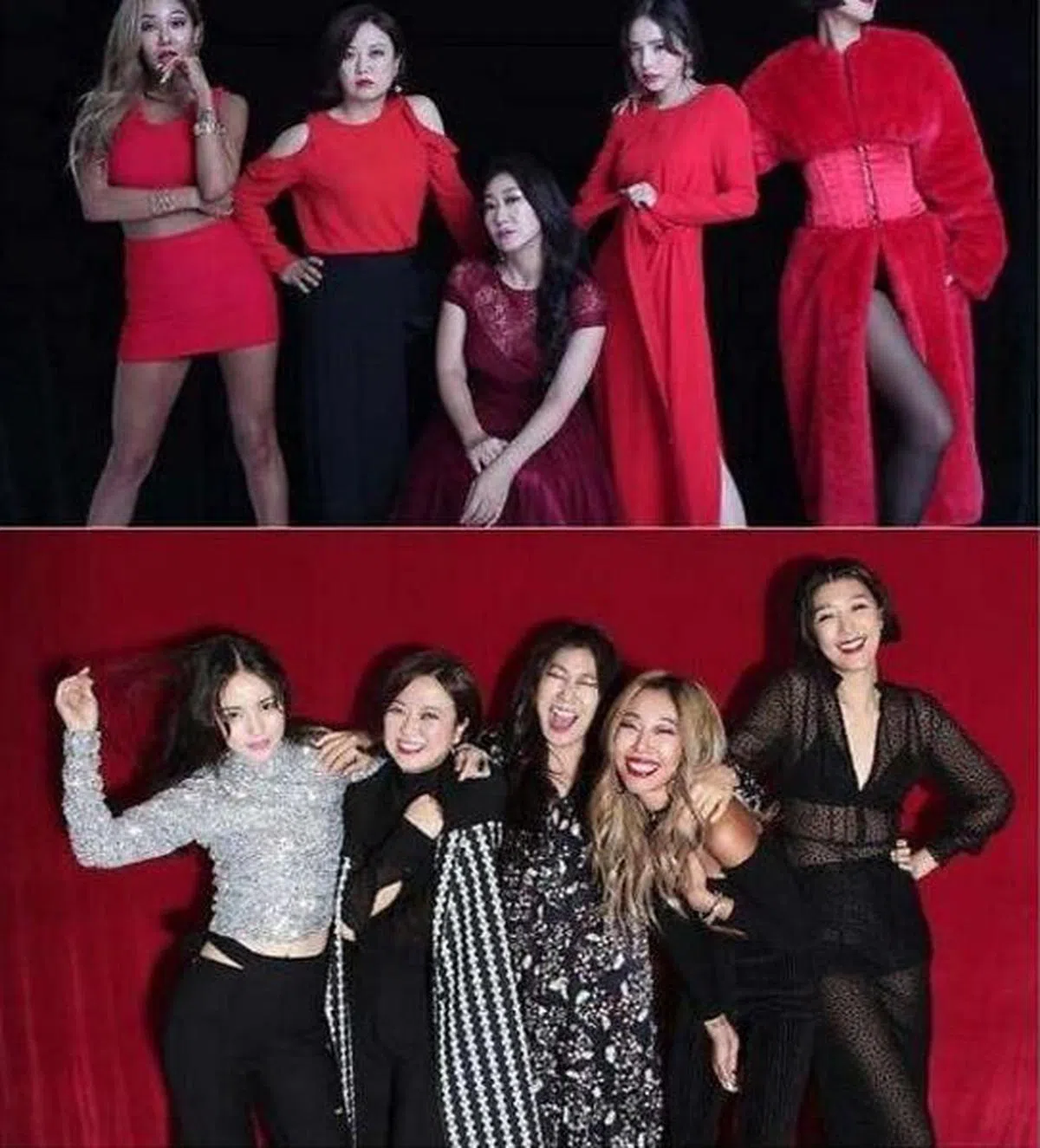 《姐姐们的Slam Dunk》提供艺人成团出道的机会，被称是《乘风破浪的姐姐》的“祖师奶奶”。（节目照）