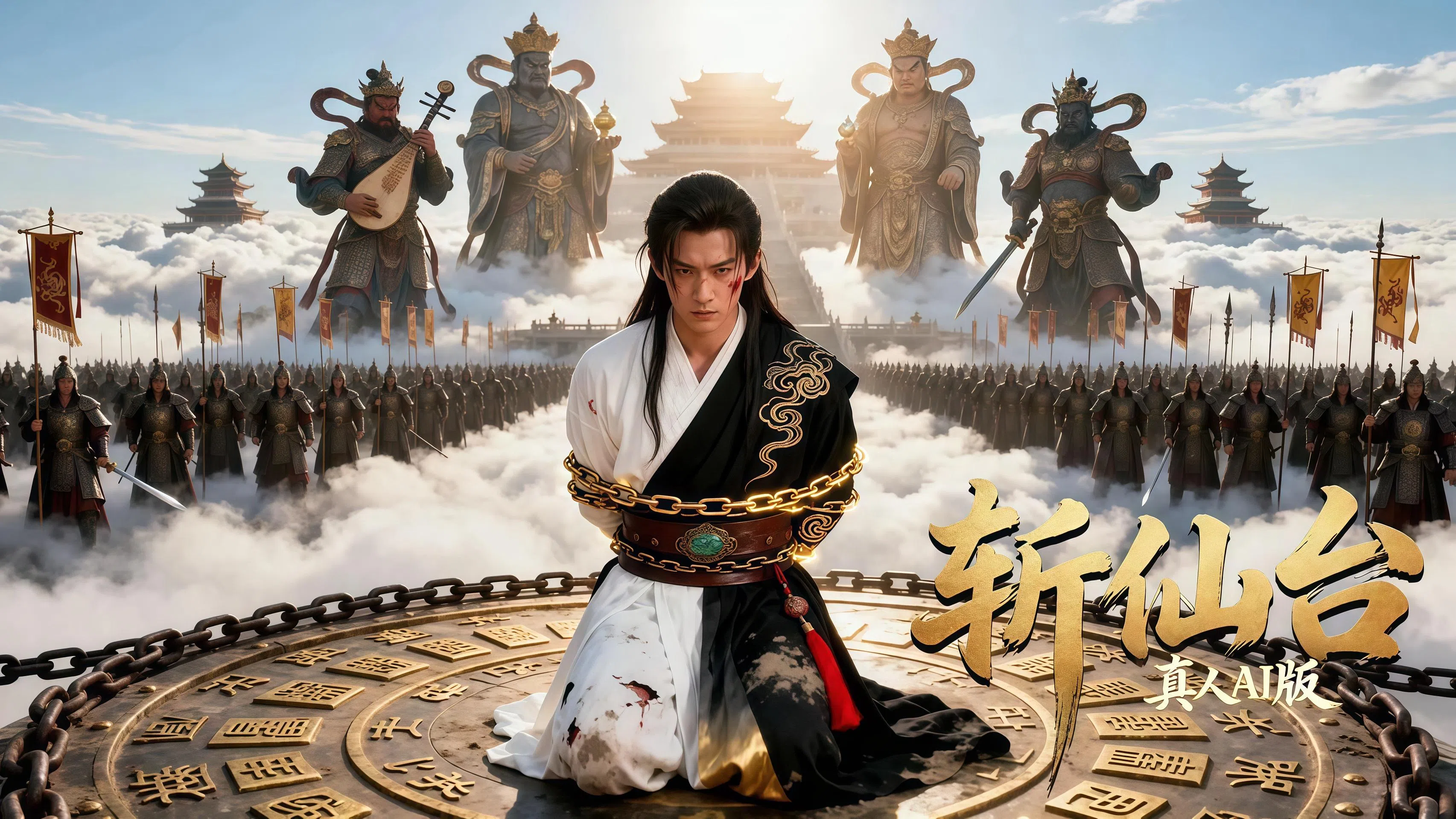 AI真人短剧《斩仙台真人AI版》在2025年12月上线后引来热议。（互联网）