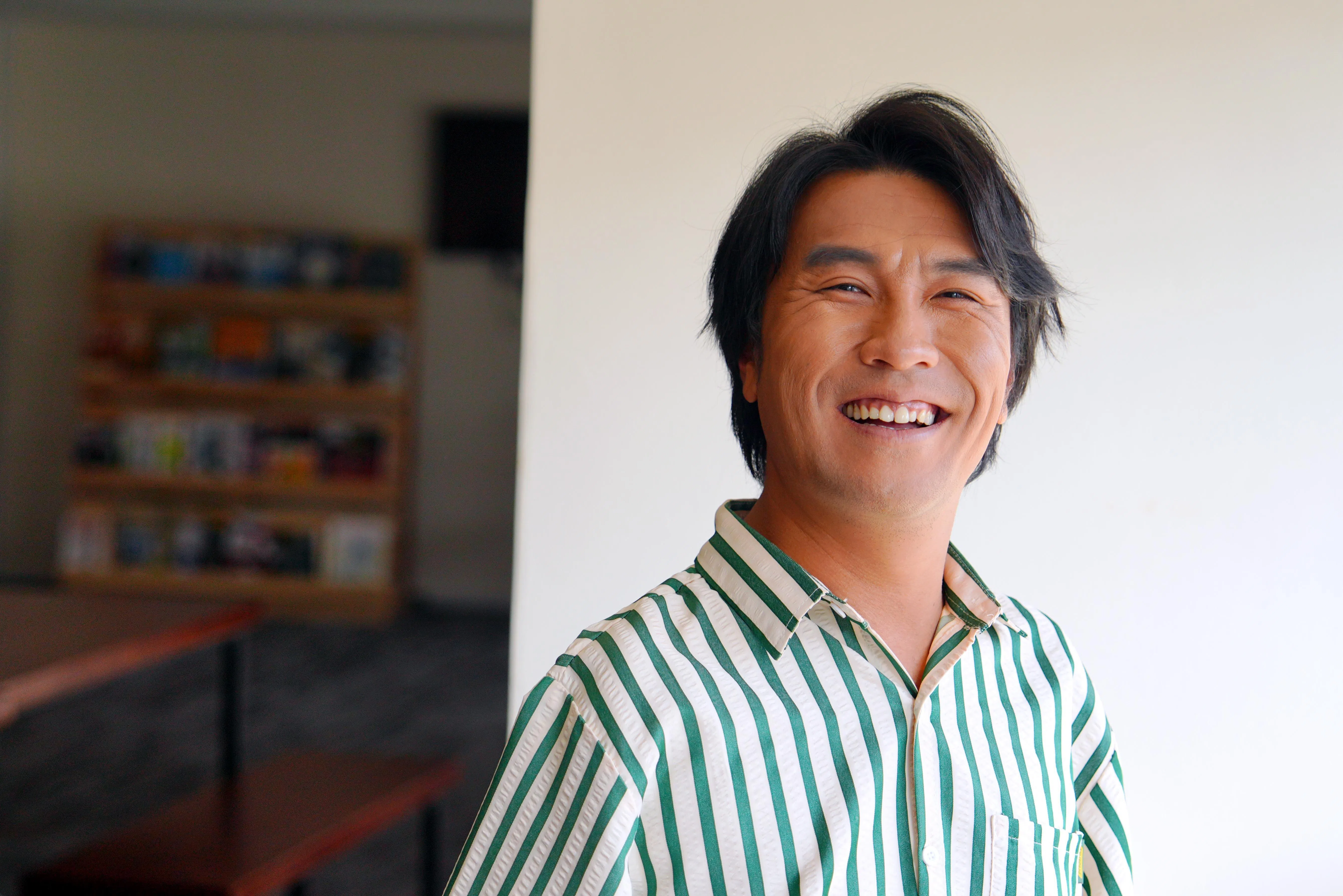 李金凯不敢断言，若当初意外未发生，生活是否会比现在更好或更开心，因为他认为这一辈子过得开不开心，心态才是最重要的。（严宣融摄）