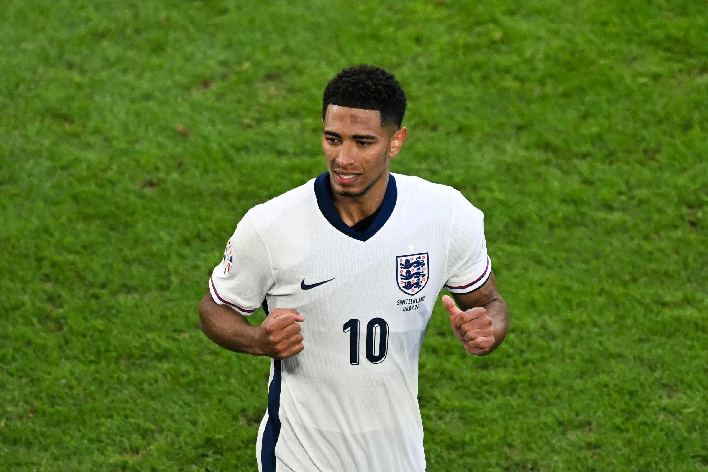 三狮军团球星贝林厄姆曾公开抨击本场比赛的主裁判。（法新社）