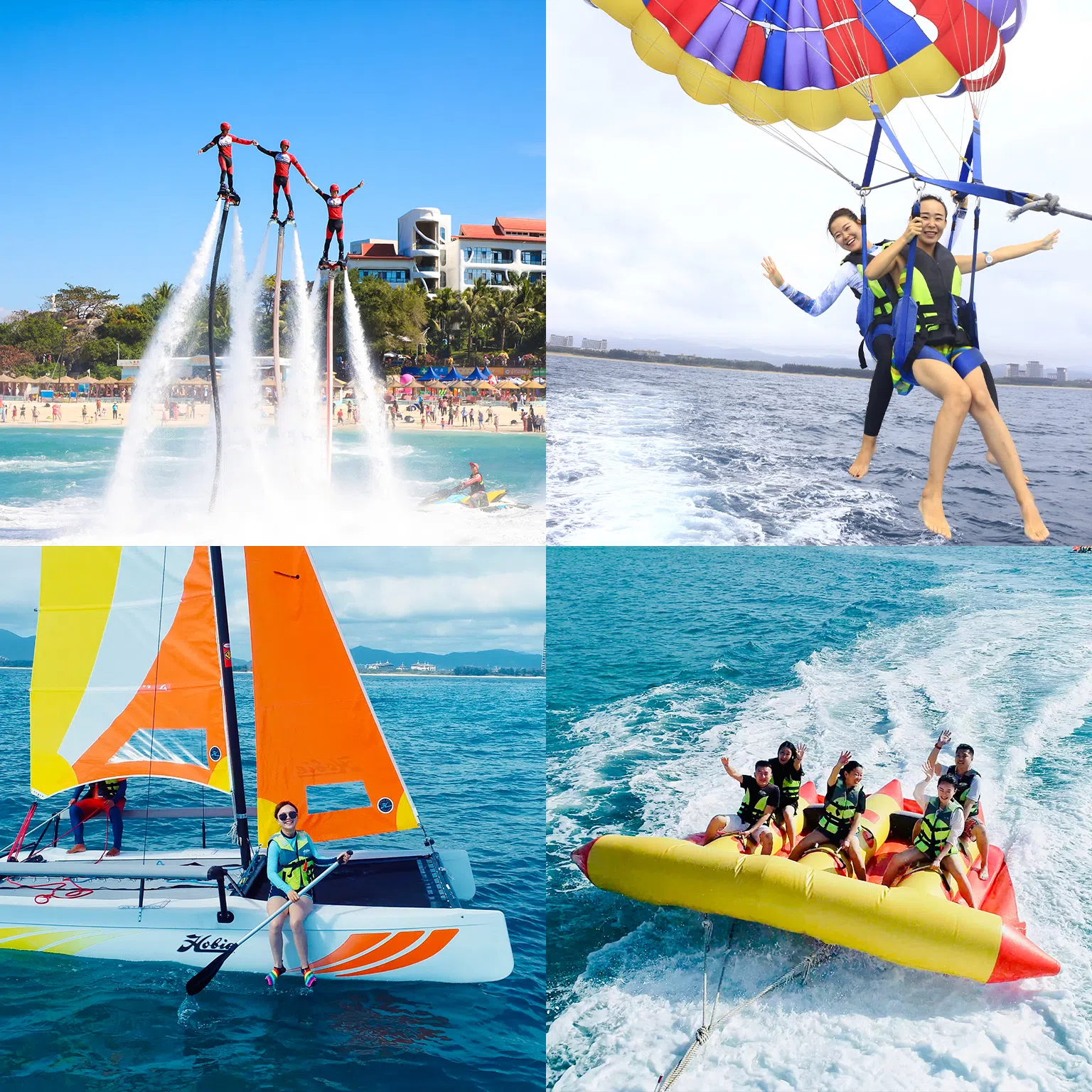 在阳光明媚，气温和煦的三亚海边，玩乐的时间一整天都不够用。（图/三亚市旅游发展局提供）