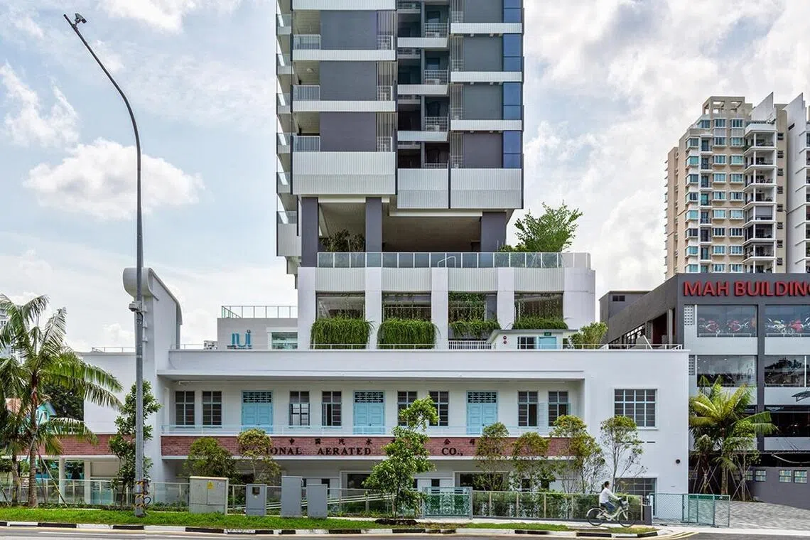 位于实龙岗路，曾生产吉家宝和鲜拿果的新中国汽水公司，如今已发展为新的房地产项目。（世邦魏理仕提供）