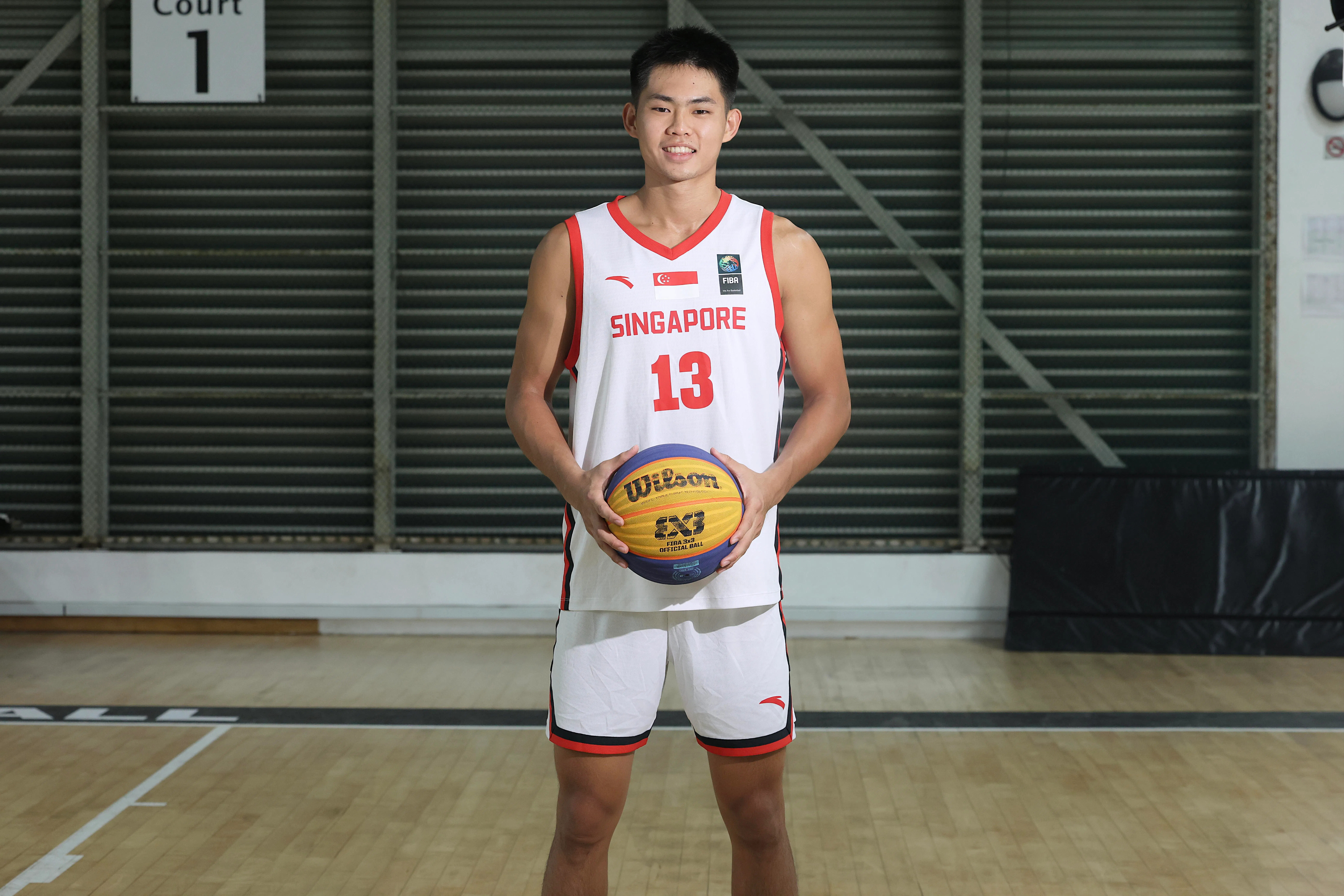在今年4月的亚洲杯比赛，新加坡小组赛以19比21憾负韩国。此番亚运小组赛再次抽到韩国，钟镇宇（图）力争带队复仇。（郑一鸣摄）