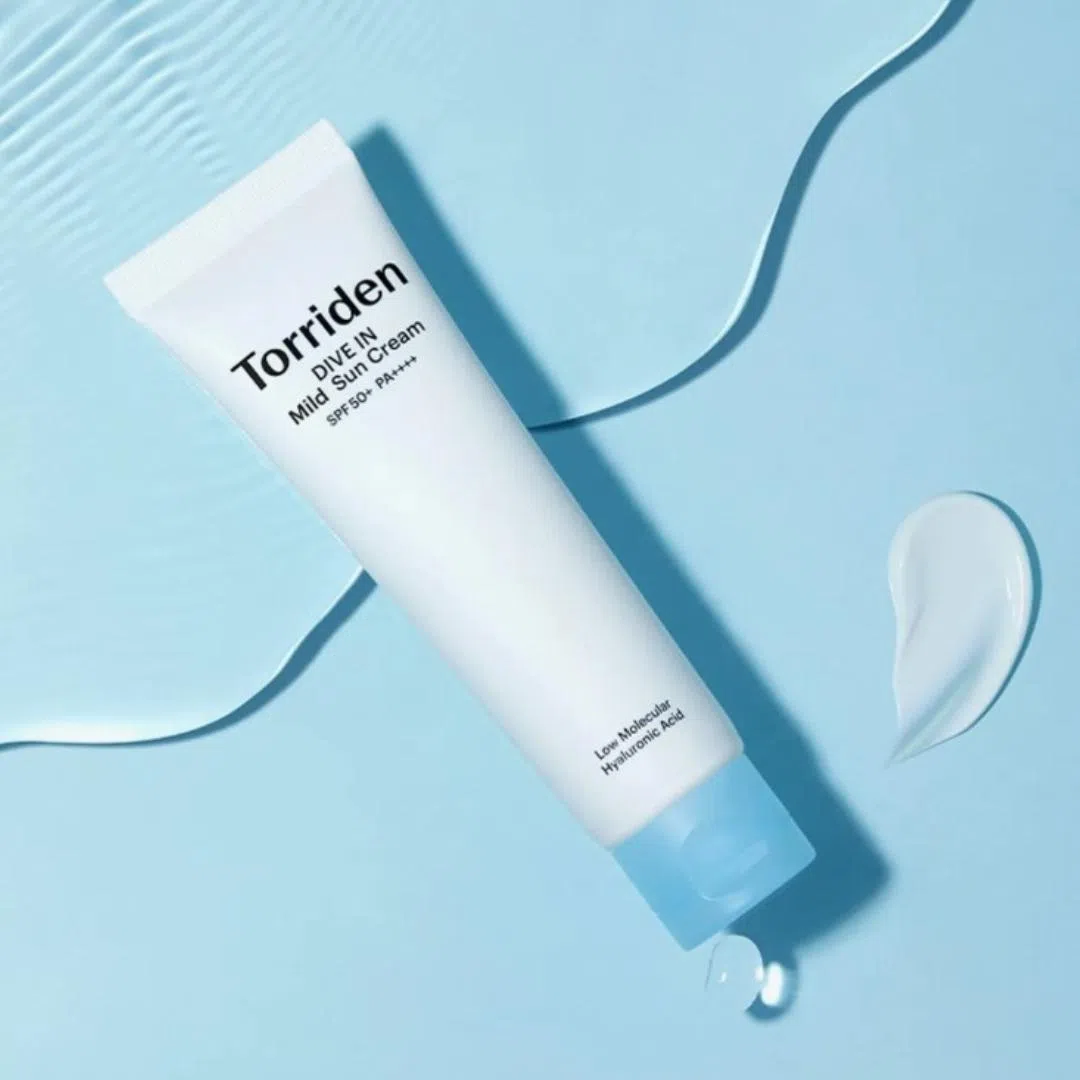 Torriden Dive In Mild Sun Cream 60ml + 20ml 防晒霜 （Olive Young提供）