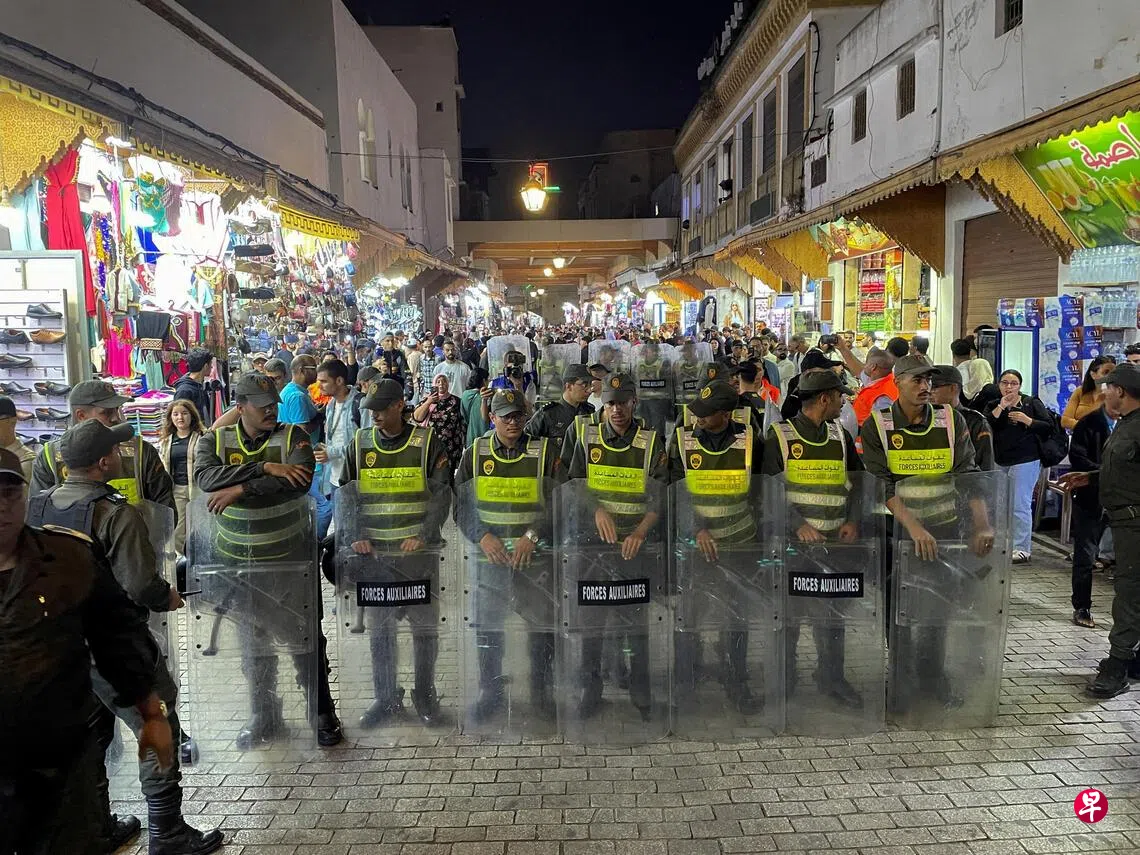 摩洛哥青年抗议升级二死数百人被捕| 联合早报