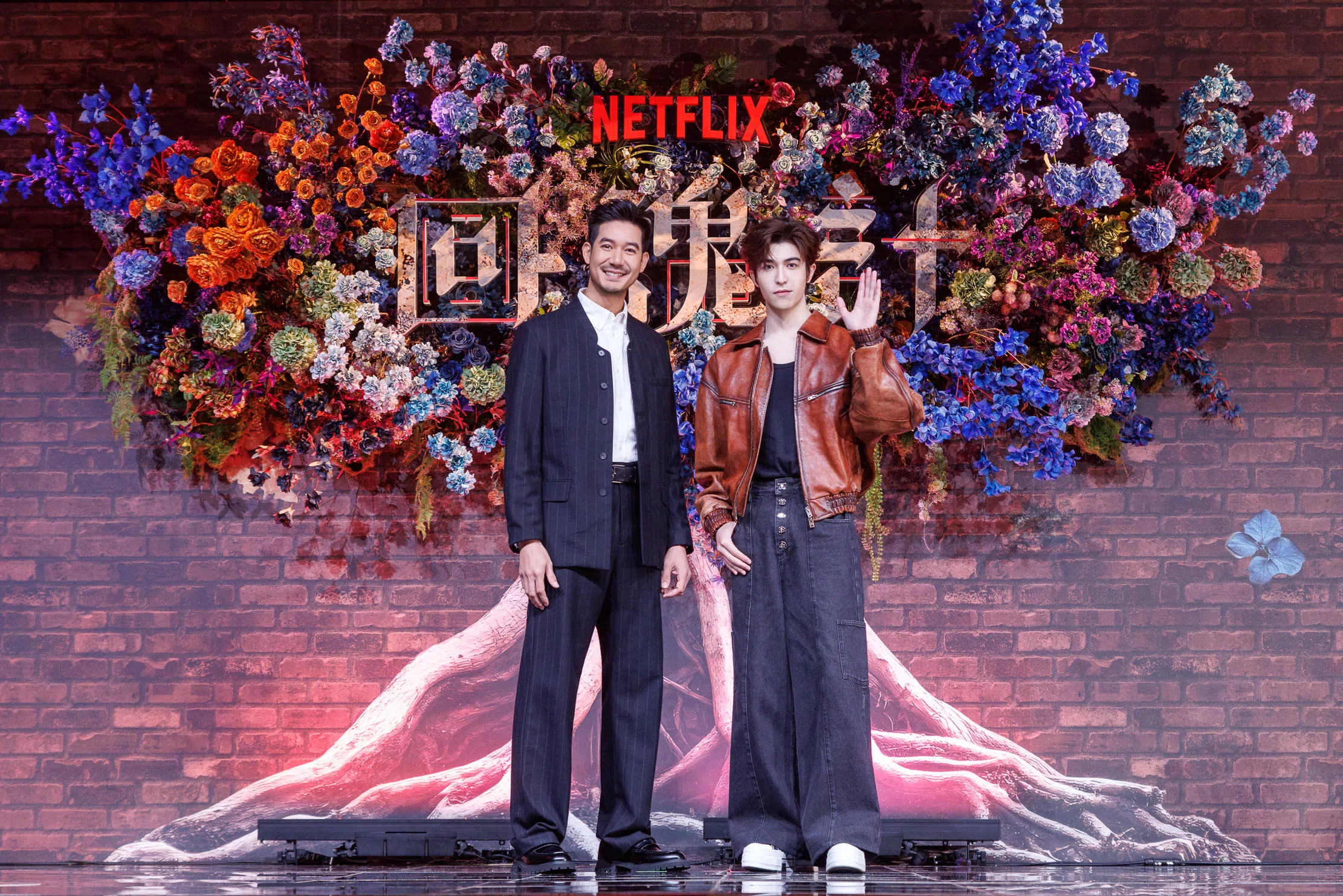 泰国影帝Weir与尹浩宇。（Netflix提供）