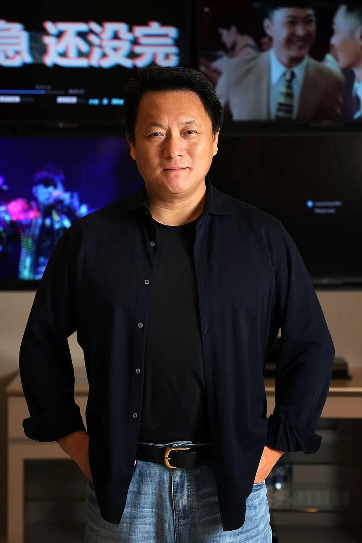 中国导演郭靖宇透露《南洋英雄》的剧本已差不多完成。（龙国雄摄）