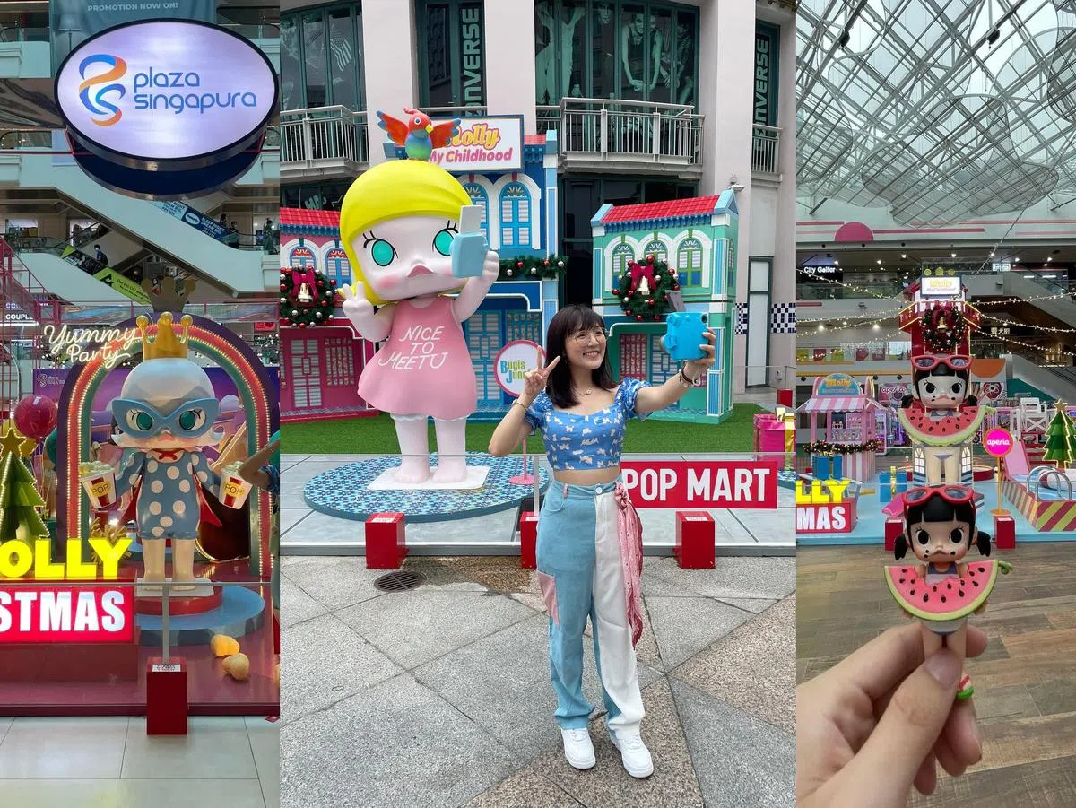 巨型Molly曾于去年底至今年初出现在全岛各地的商场中。