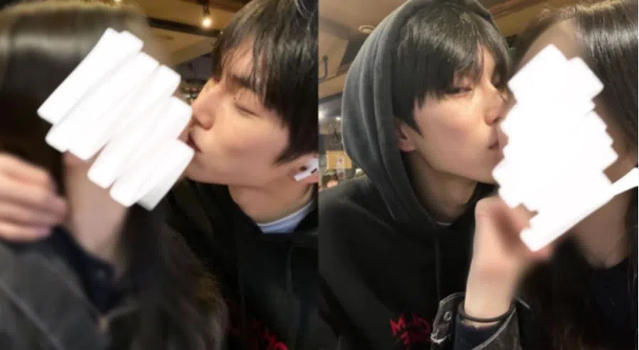 男子穿着连帽外套疑似是新款式，当时RIIZE已经在准备出道了。（互联网）