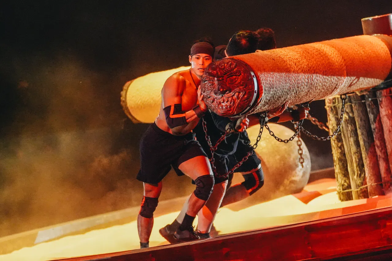 《体能之巅2》冠军阿莫帝是韩国队的灵魂人物。（Netflix提供）