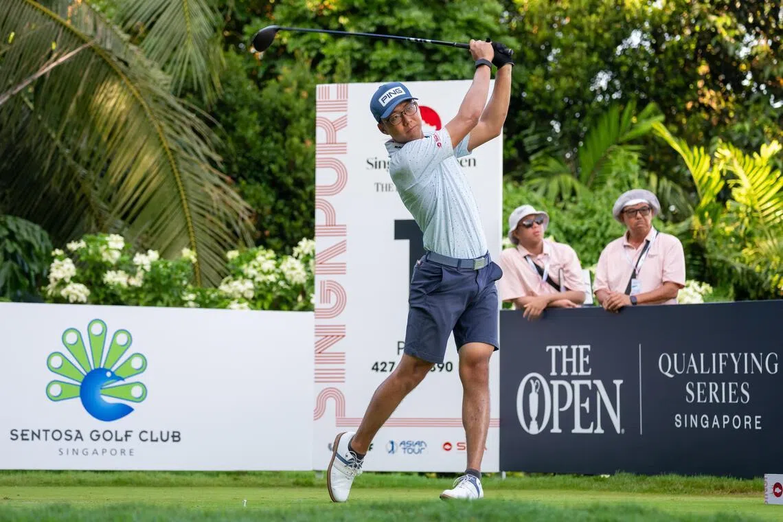 洪孙达透露，第三轮自己的击球状态不太好，但整体表现还是值得肯定。（亚洲巡回赛提供）