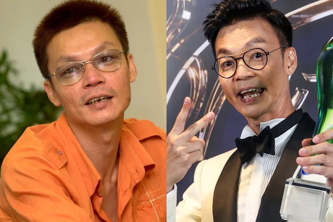 李国煌自嘲以前给人的感觉像“阿明”（左图），但55岁之后，心境有所改变。（档案照）