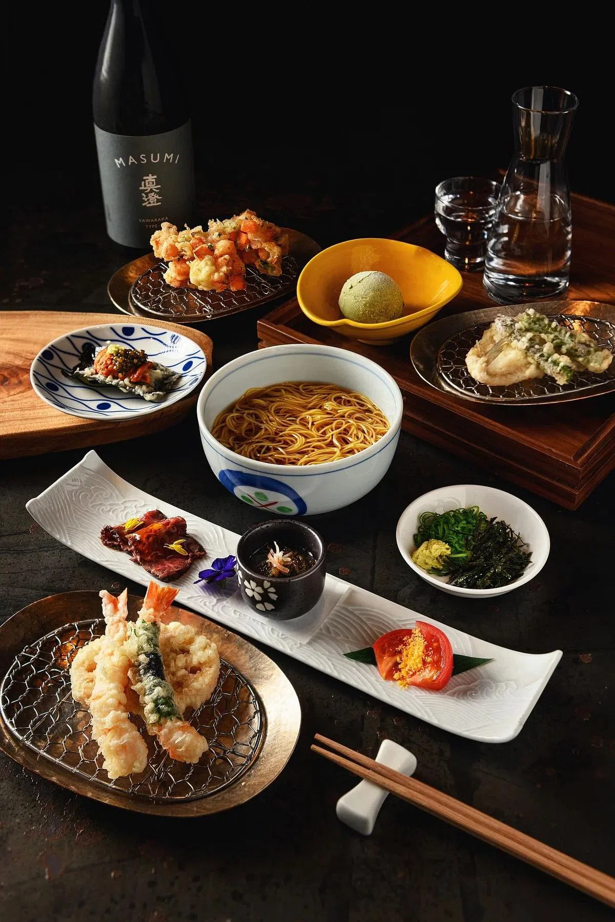 Ippoh Tempura Bar近日推出的Ume午间厨师套餐。（餐馆提供照片）