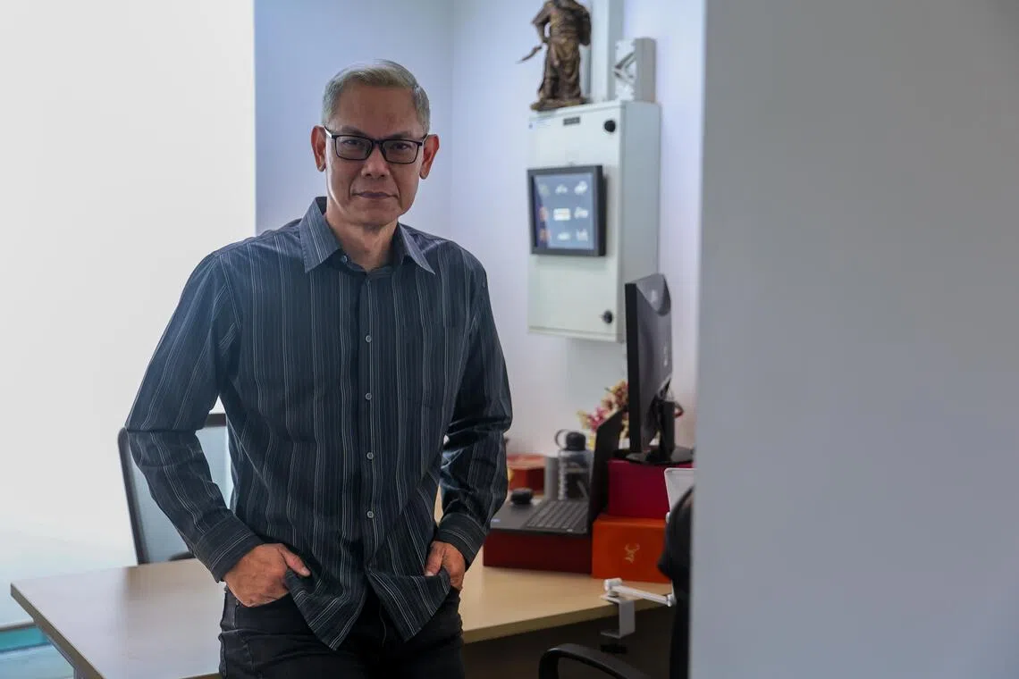 警队的洗礼和磨炼，让陈炳坤的心变得强大。（白艳琳摄）