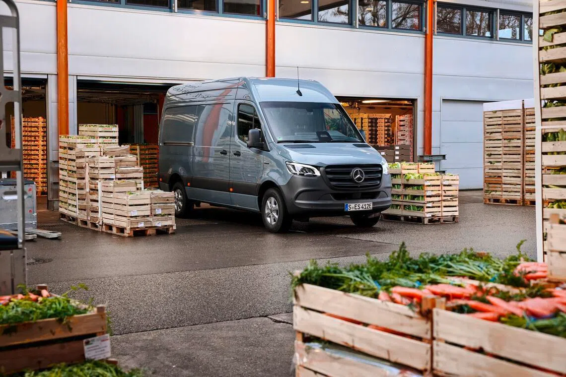 马赛地发言人透露，eSprinter 320电动轻型货车将在今年推出，货车的空载重量介于约2600和2750公斤。（马赛地提供）