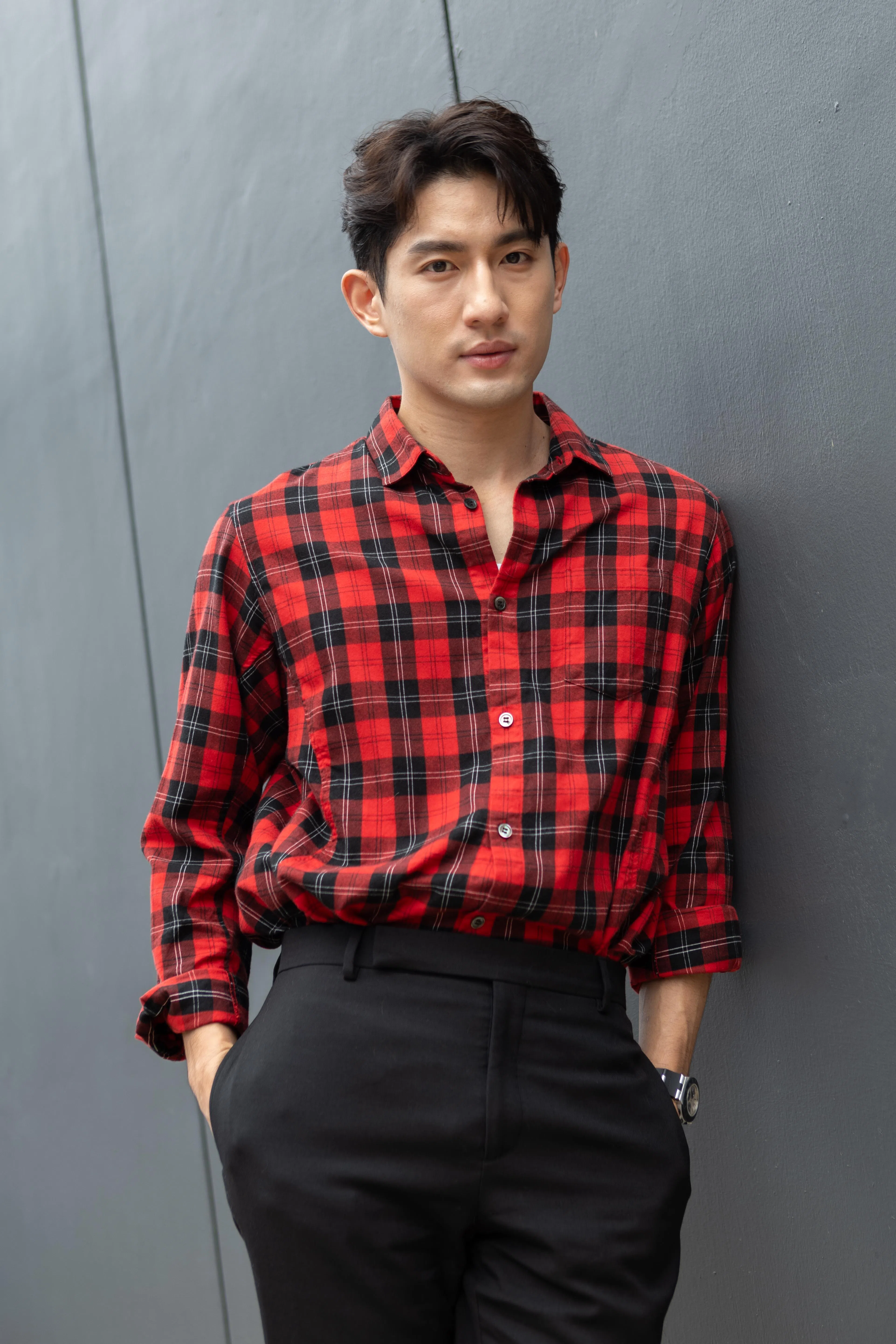 孙政认为他必须得持续摸索、挑战新事物，才不会被淘汰。（李姿仪摄）