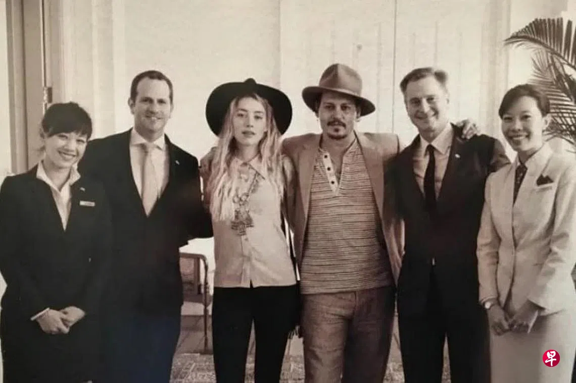 本地摄影师Russel Wong社媒贴文成Johnny Depp离婚官司呈堂证据| 联合早报