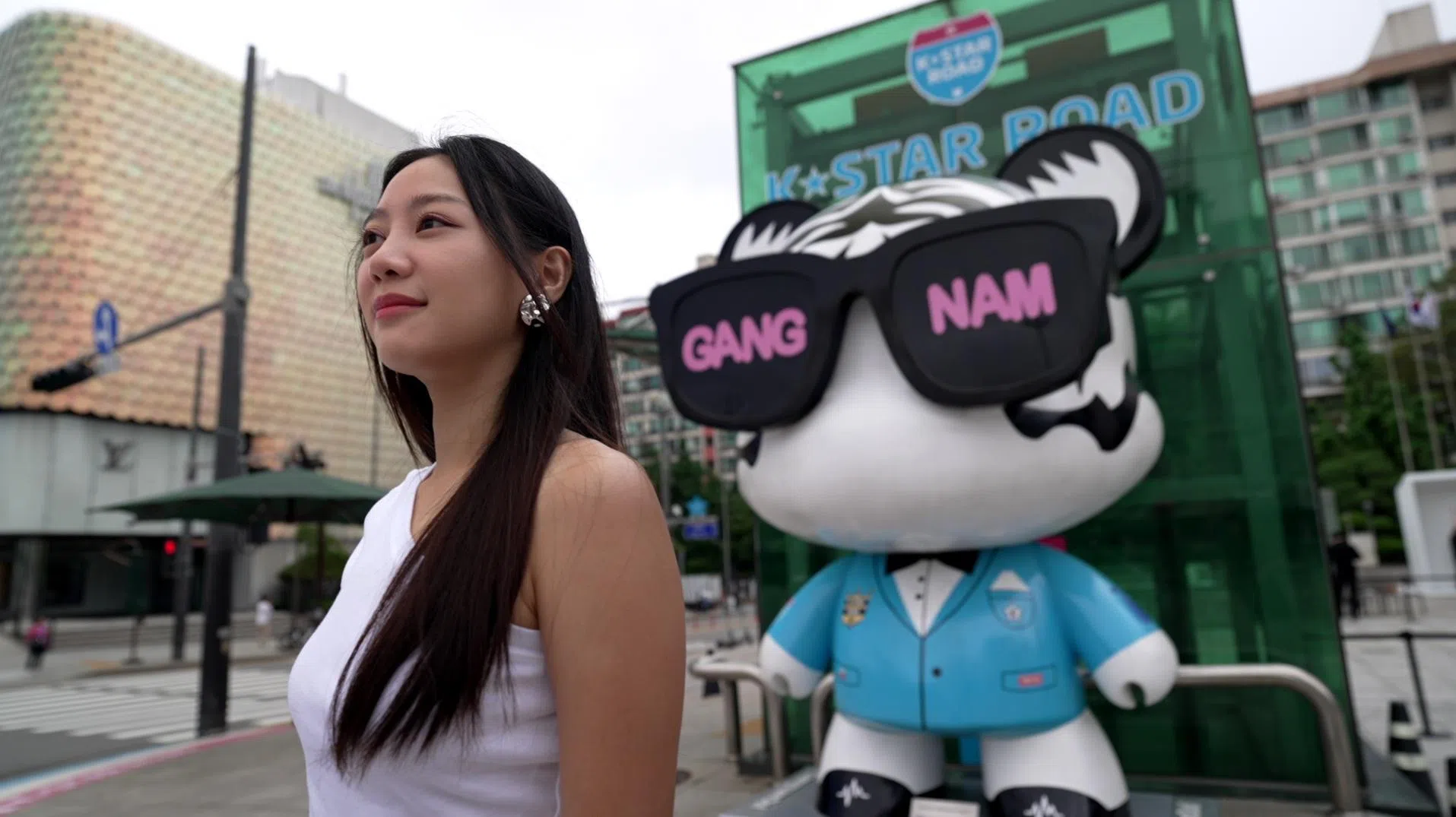 刘怡伶回到她演艺梦想的起点——首尔。（新传媒提供）