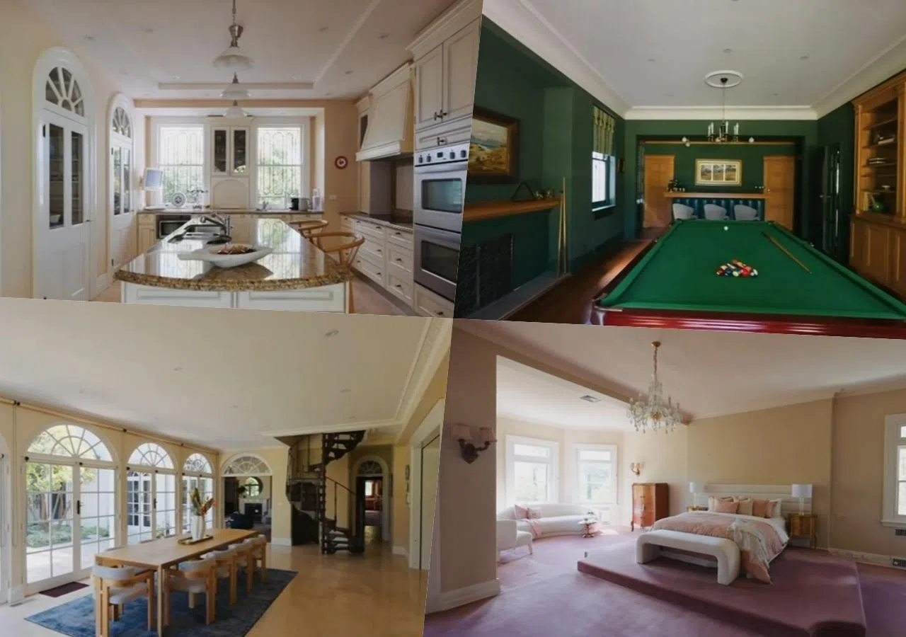 豪宅内部装潢。（截图自7News脸书视频）