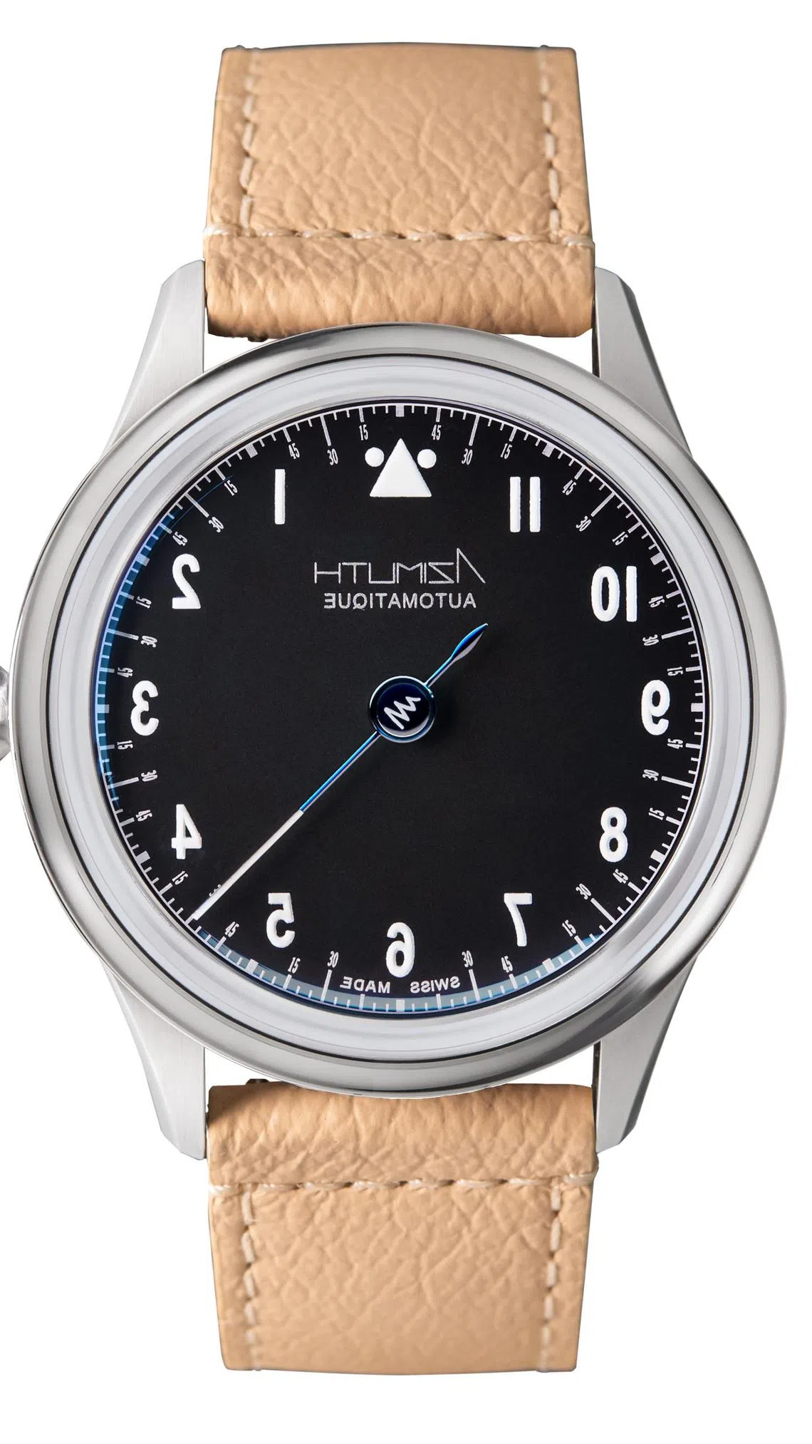 单指针逆时针运行的Back-In-Time，是Azimuth最为人津津乐道的腕表之一。（Azimuth提供）