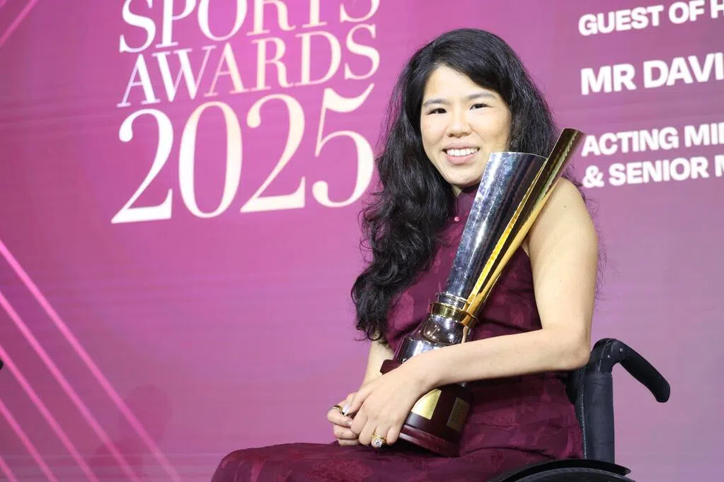 新加坡残障运动员颁奖礼 杜维崧叶品秀再夺年度最佳运动员