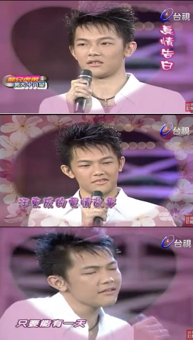 18岁的汪东城和现在的样子南辕北辙。（互联网）