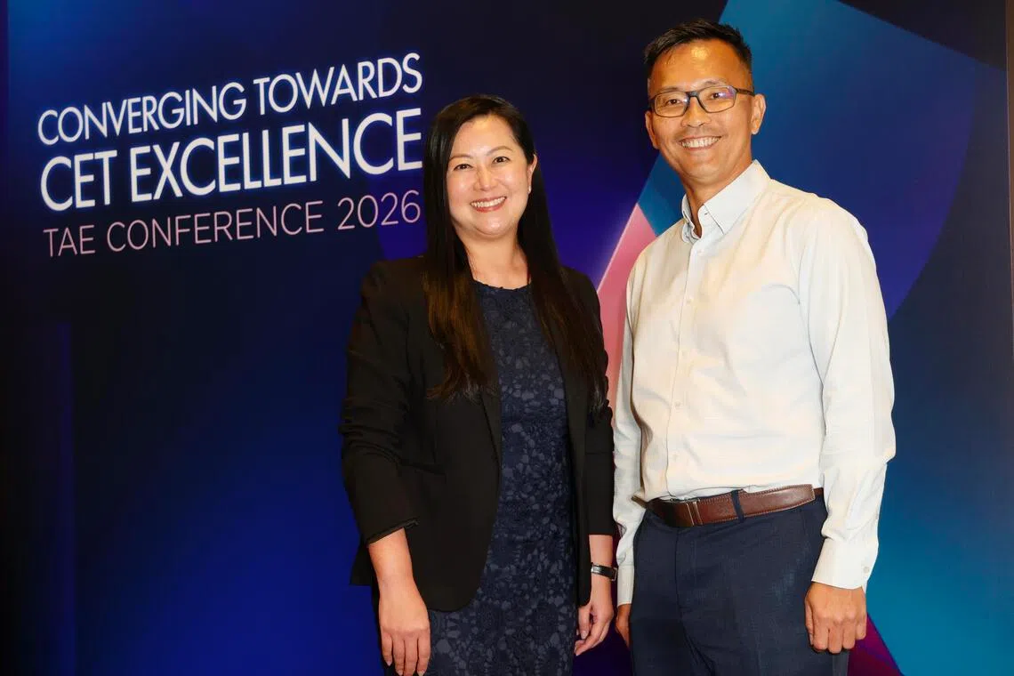 领导力咨询公司SeraphCorp创办人林知明（左）及医疗保健培训机构新康学院总经理李文俊皆认为，精深局收紧课程津贴要求，对他们提供的培训课程，没造成显著影响。 （郑一鸣摄）