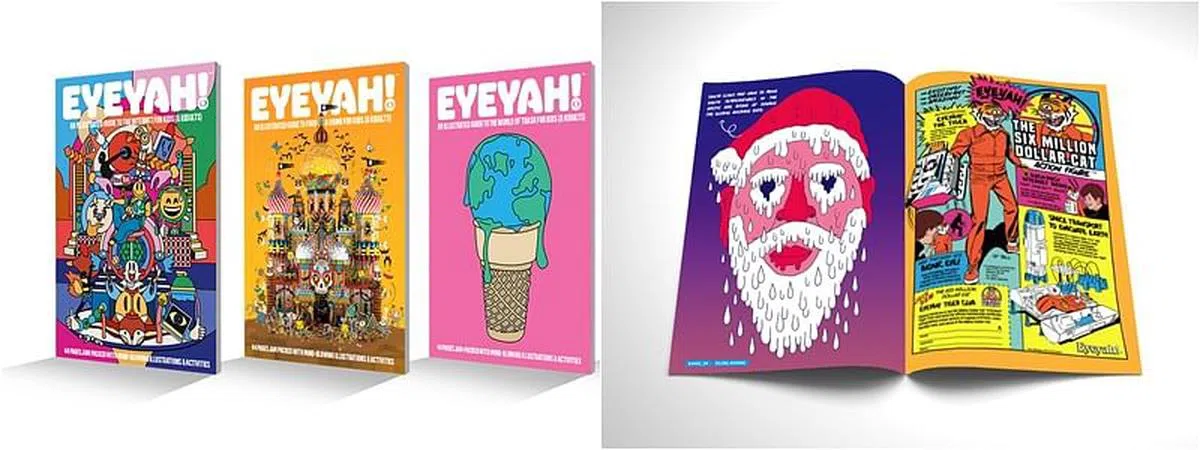 Eyeyah!多媒体刊物用吸睛有趣的图像让孩子反思、探索假新闻、互联网陷阱等复杂的课题。