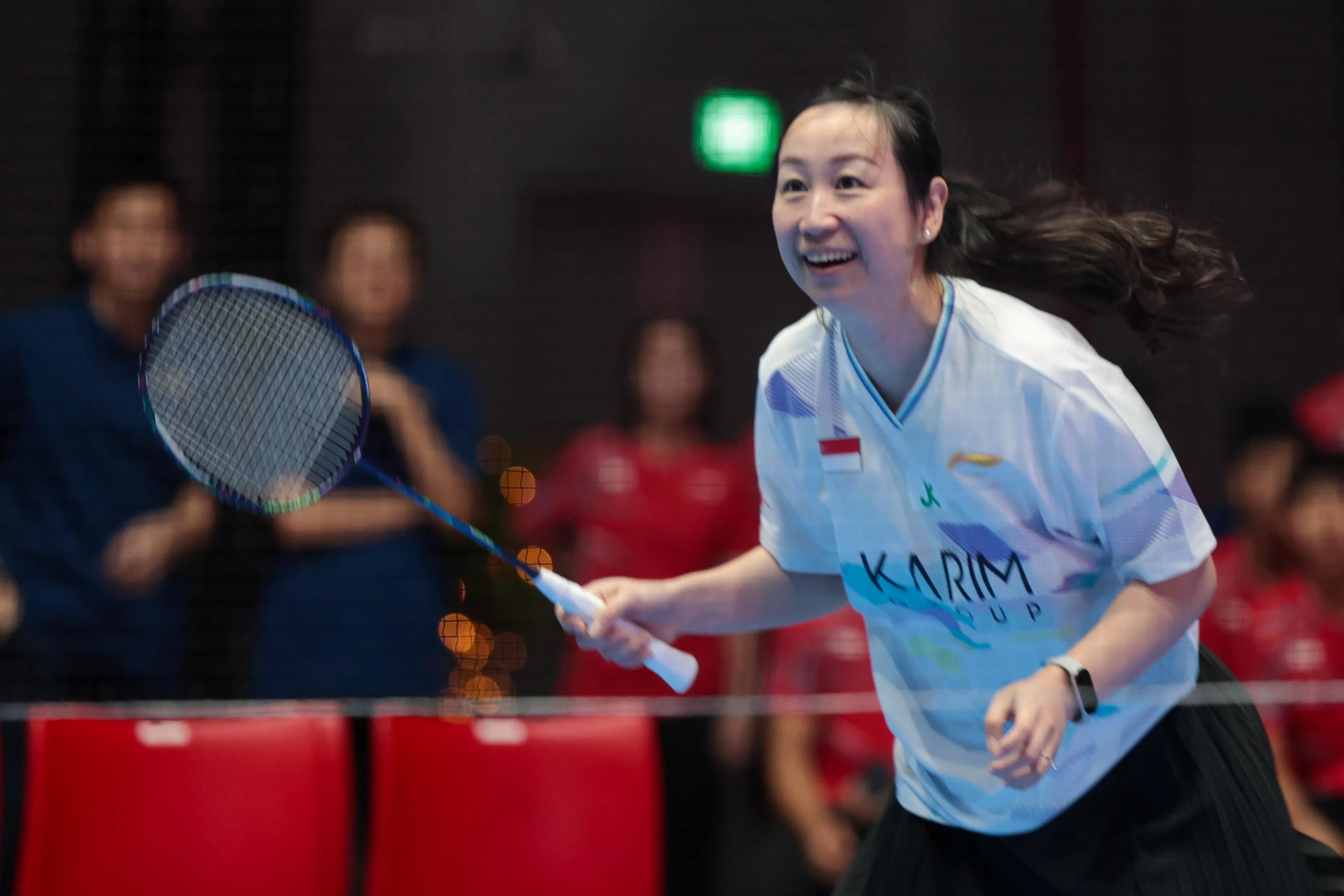 李理在2002年为我国夺得共运会女单金牌，这也是我国目前为止唯一一枚共运会羽毛球女单金牌。（吴先邦摄）