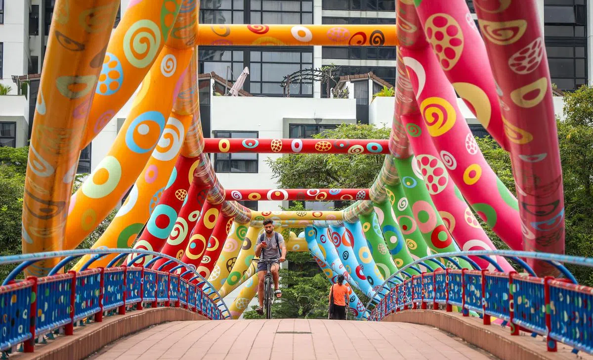 许多人都爱到这座桥打卡，可说是超级网红打卡点！（摄影 / 叶振忠）