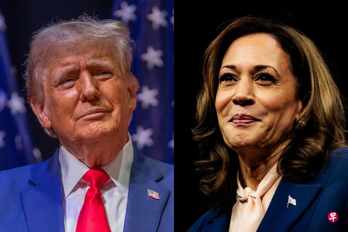 民调：哈里斯几乎在所有摇摆州领先特朗普仅在内华达排前| 联合早报