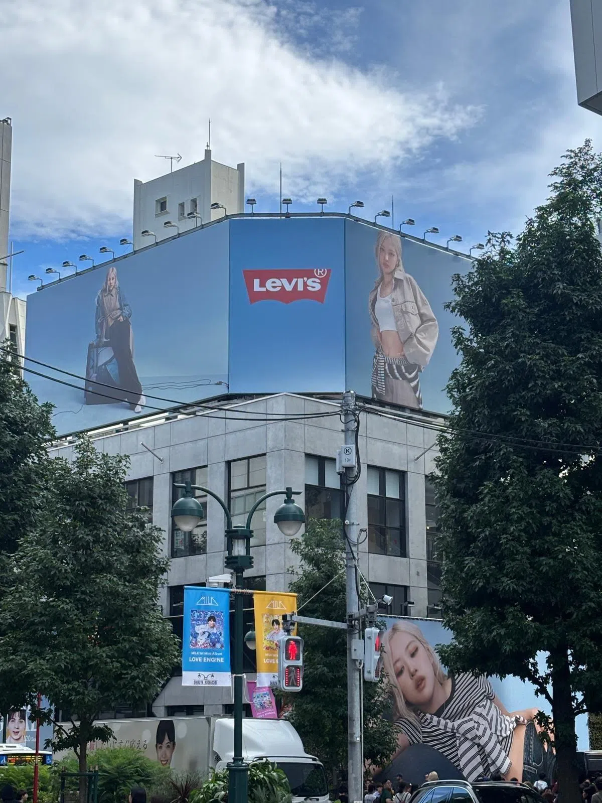 Levi’s在日本东京涉谷的快闪店。（李可爱摄）