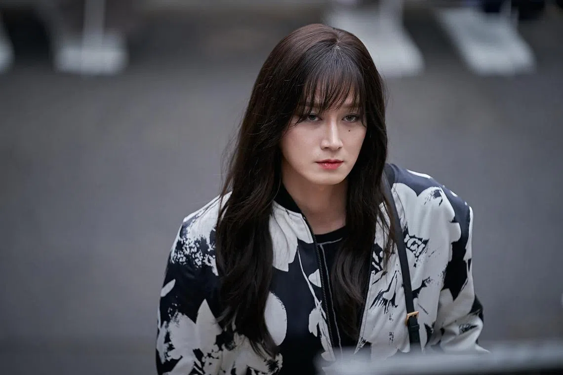 李贤旭在片中有反串的造型。（邵氏机构提供）