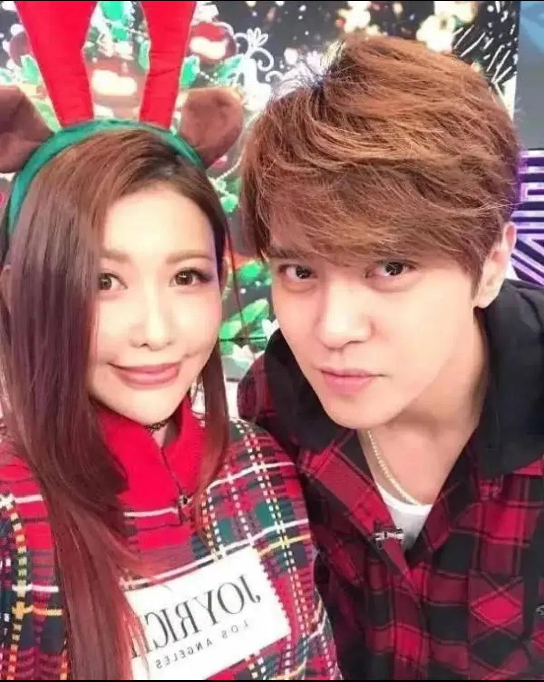 罗志祥（右）与恺乐曾是主持搭档。（互联网）