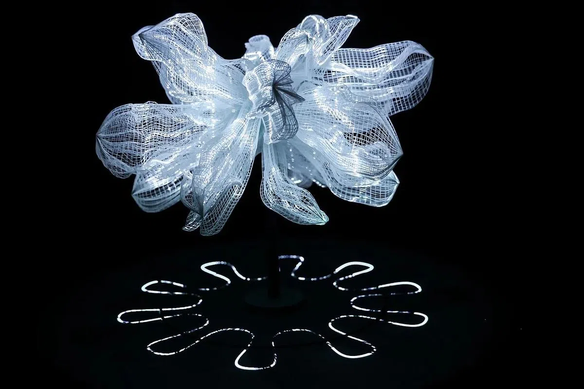 后藤映则《时空》（2017）。（新加坡国家博物馆提供图片）