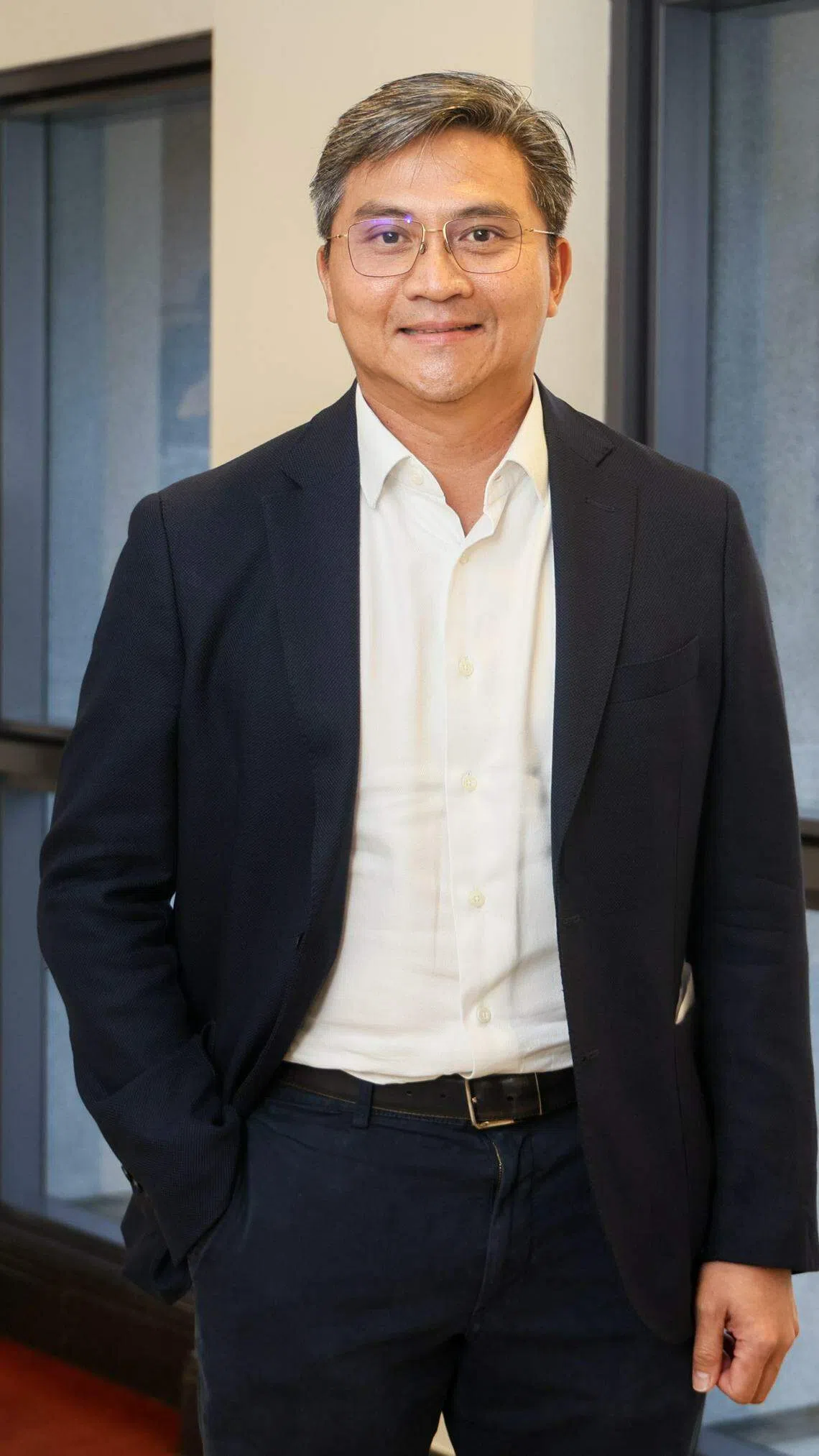 安迪：工艺教育学院升学奖在这次预算案中相当独特，这对工教生和正在修读理工学院课程的青年来说非常好。（卓祾祎摄）