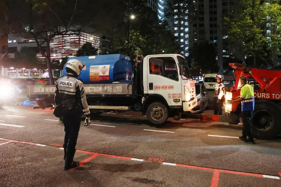 罗厘司机涉撞后逃，星期六晚被捕。（档案照片）