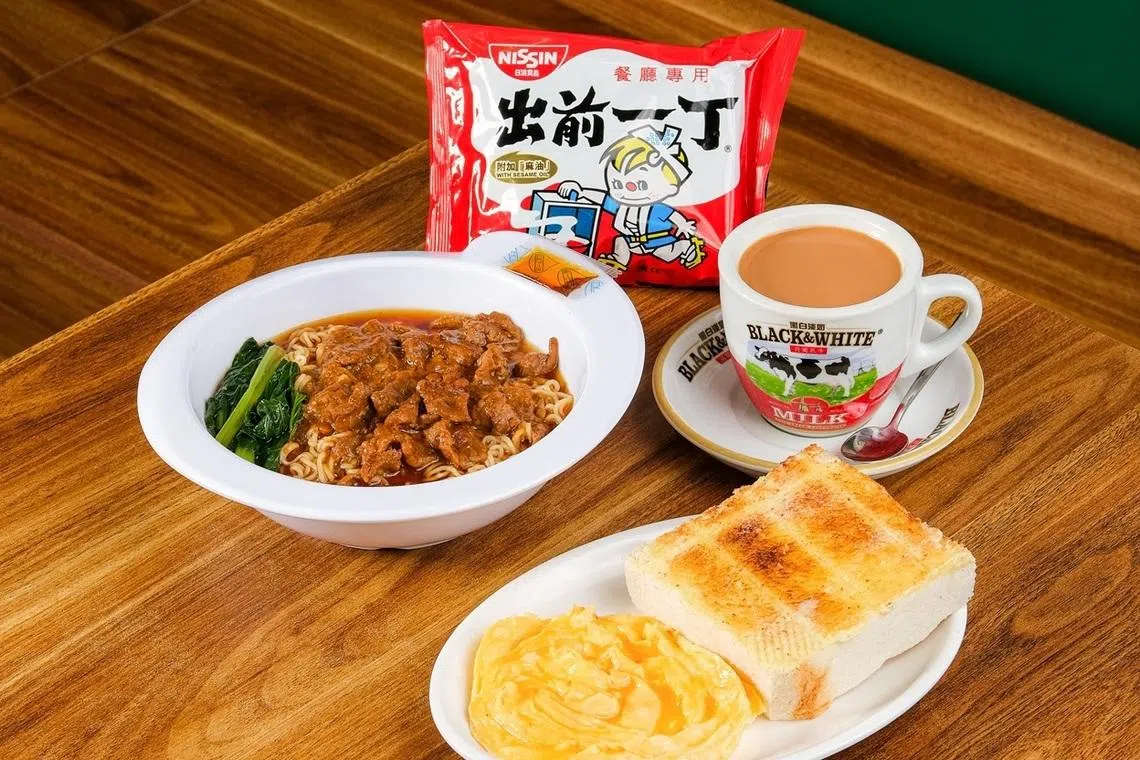 香港茶餐厅里的“常餐”，是指全天候供应的餐食，经济实惠。（餐馆提供）