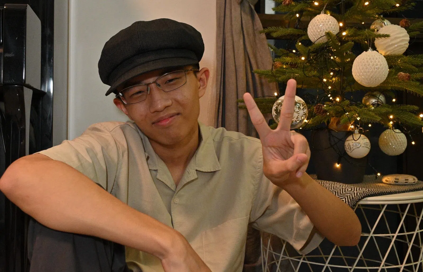 作为联合学生通讯员的主席，庄燊磊希望能在接下来的一年里，给通讯员最好的体验。（受访者提供）