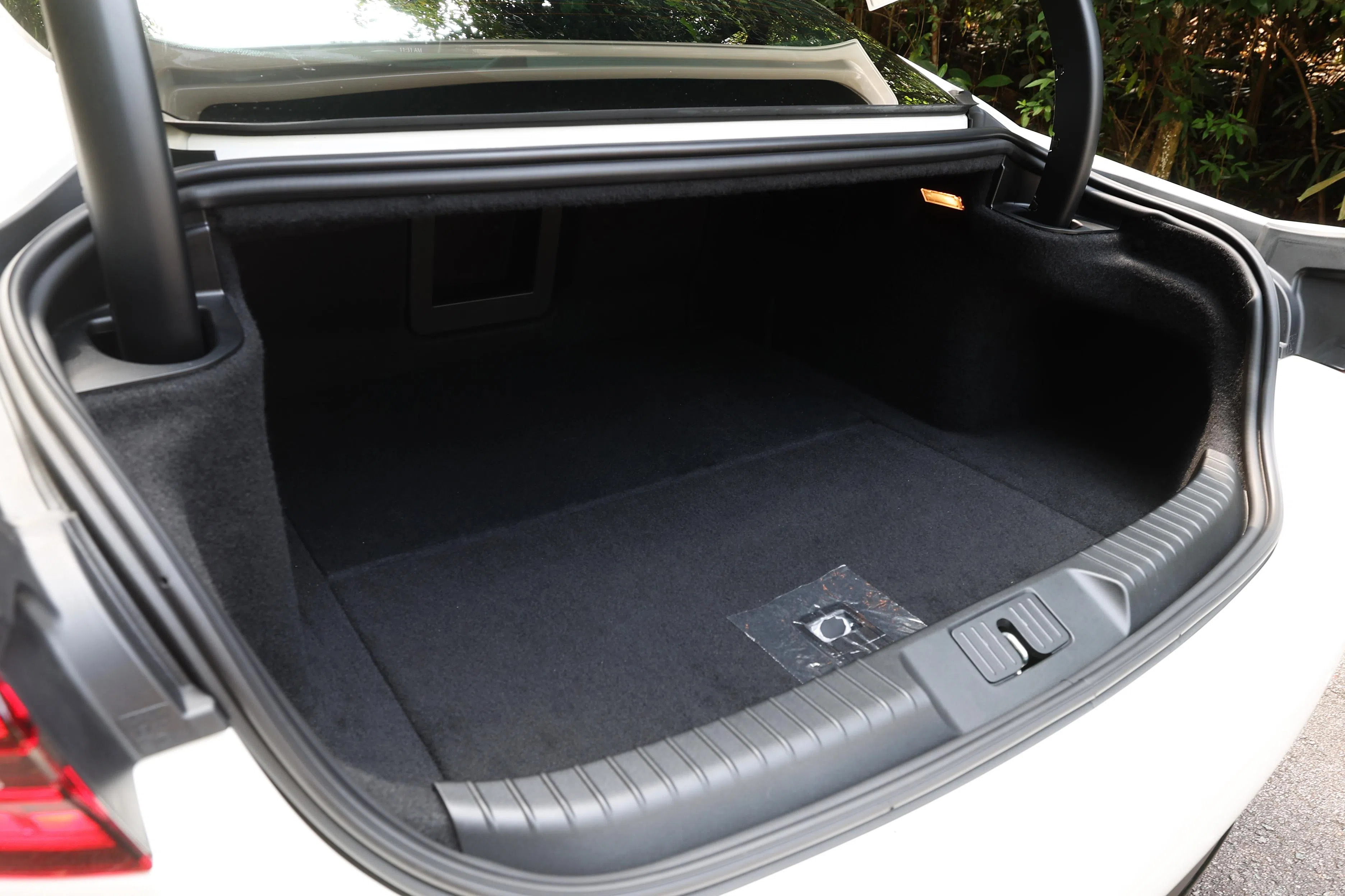 后车厢空间不大，只有310公升。（蔡家增摄）