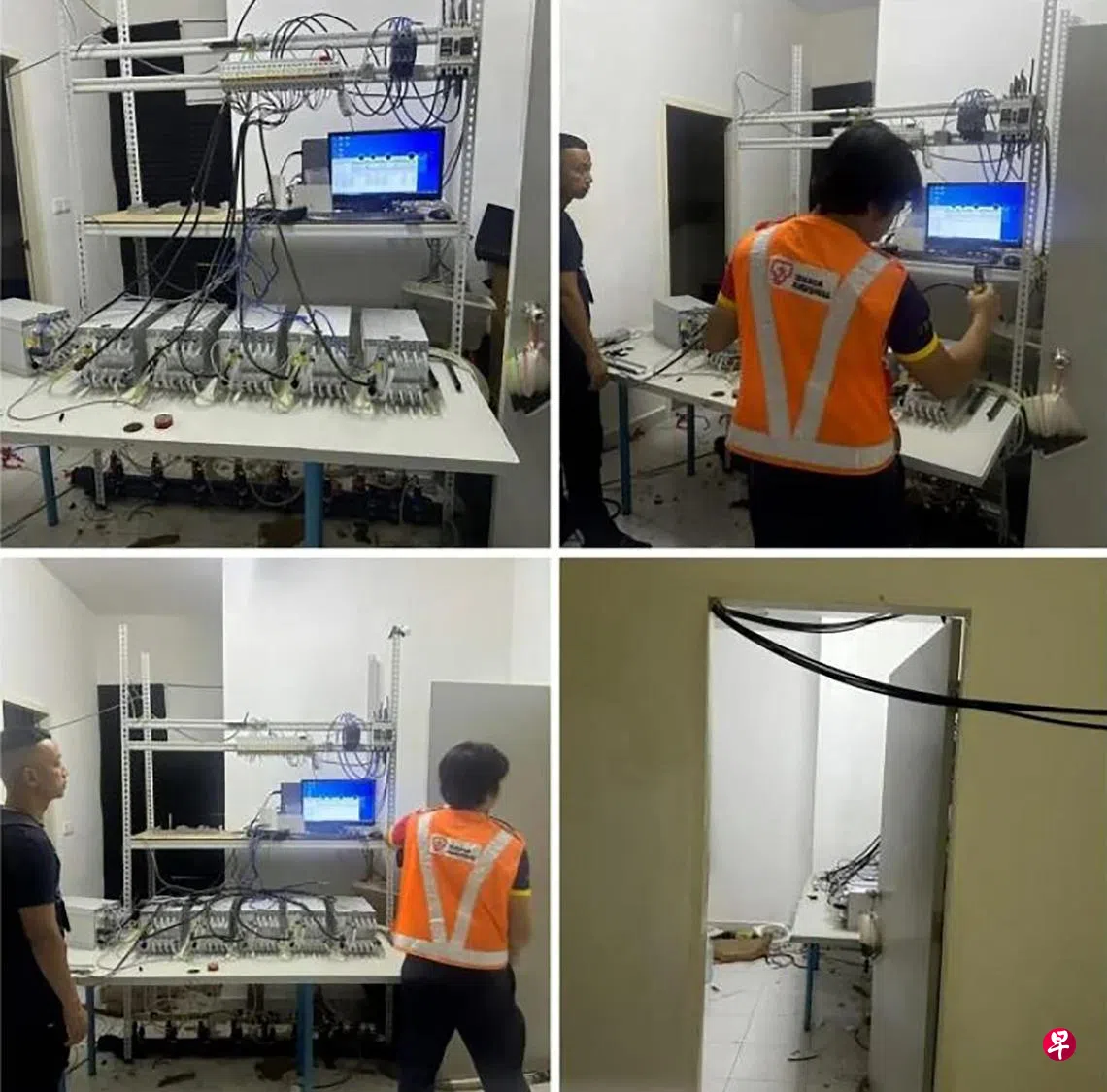 马国雪州一住家发生火患揭发比特币非法挖矿基地| 联合早报