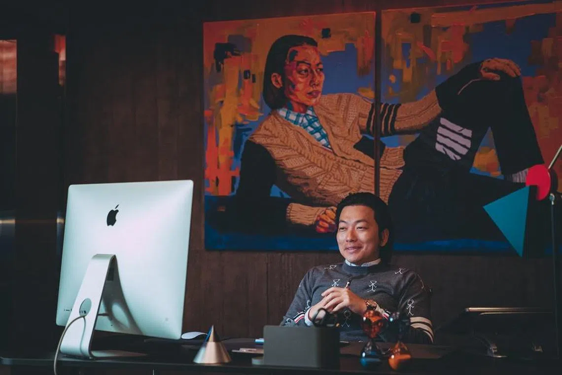 李东辉在片中是非法组织的幕后首脑。（嘉华院线提供）